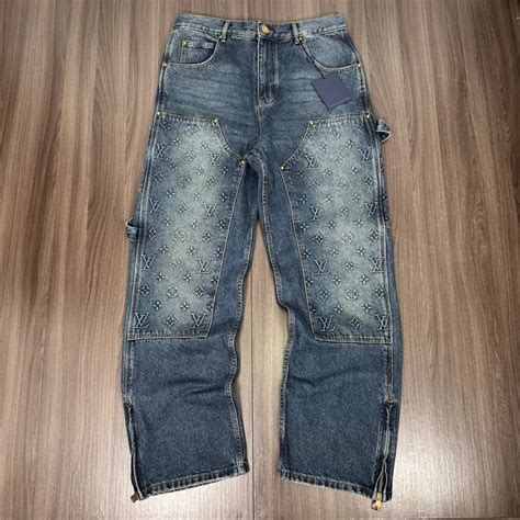 lv carpenter pants|louis vuitton carpenter jeans.